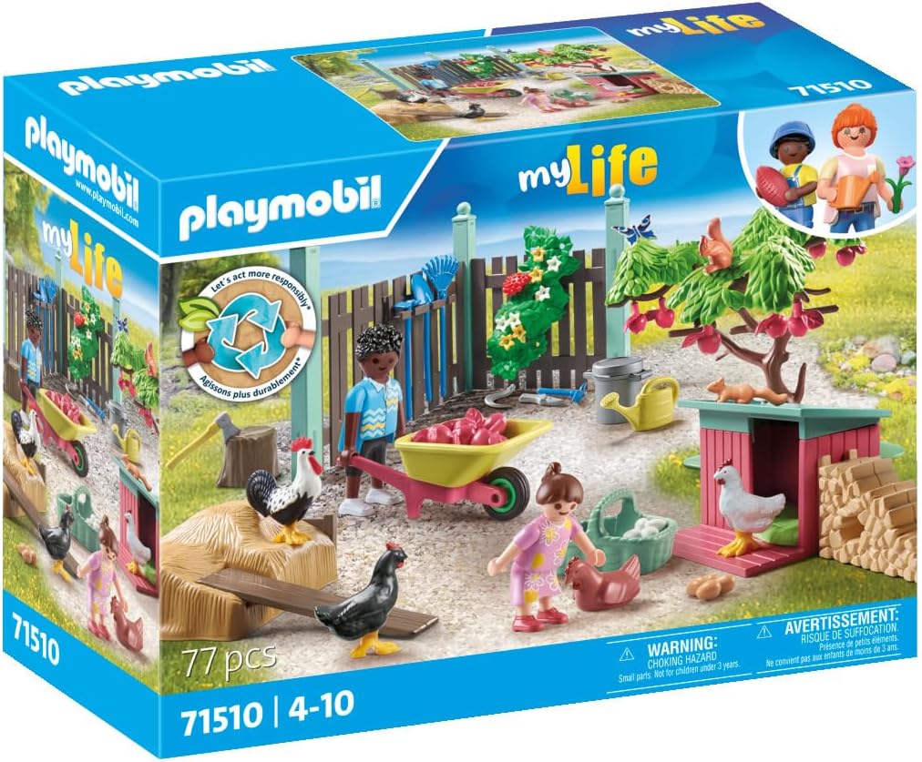 Juego #Playmobil myLife Corral de pollos por 20€ ¡¡33% de descuento!!