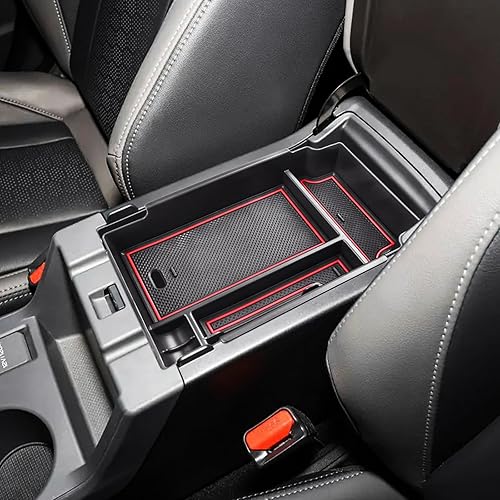 Miniatura 7 de EDBETOS Organizador de consola central compatible con Subaru Crosstrek e Impreza 2024, accesorios de plástico ABS, caja de reposabrazos, bandeja de