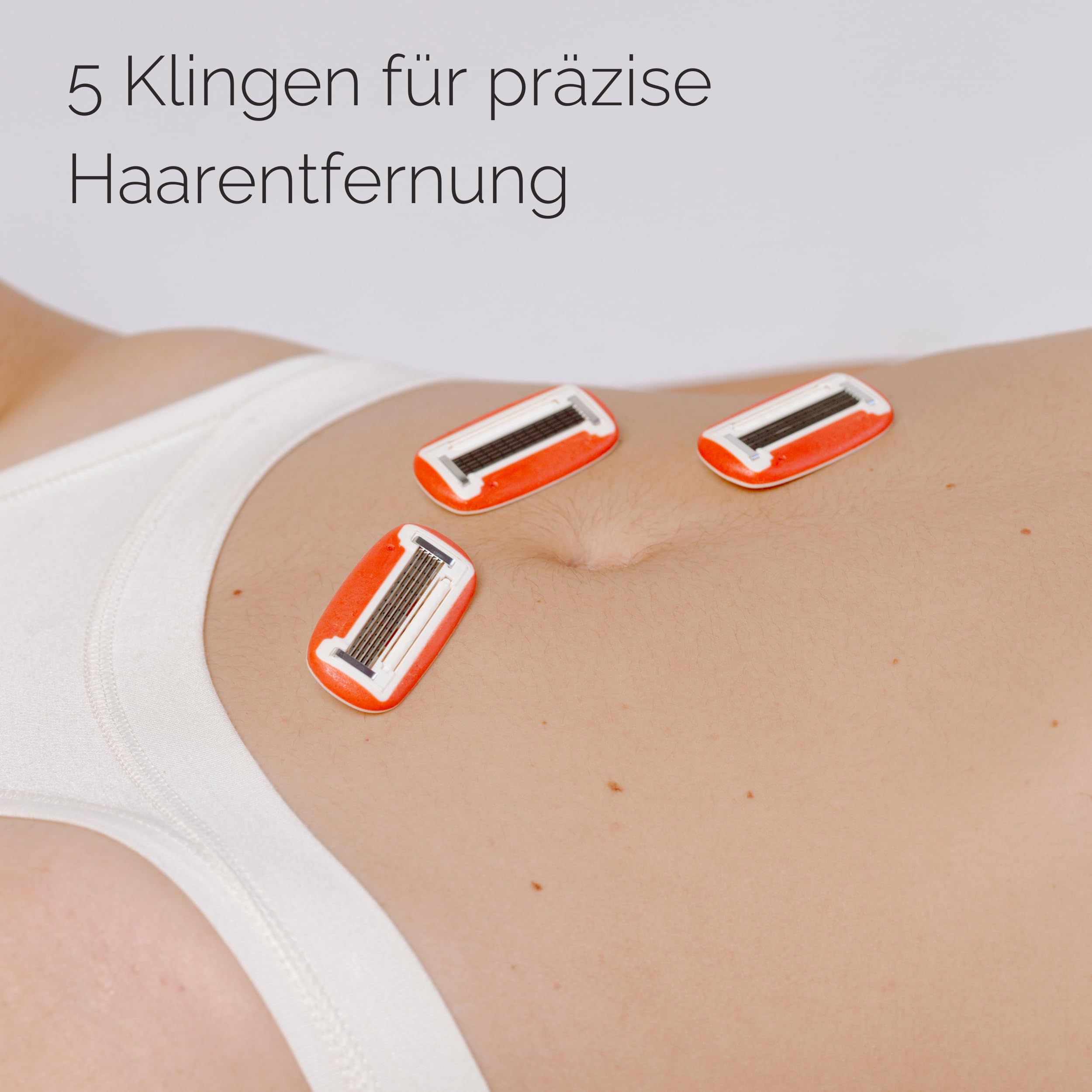 Fler Rasierklingen für Frauen 5 Klingen Aloe Vera Vitamin E Jojobaöl 12 Stück