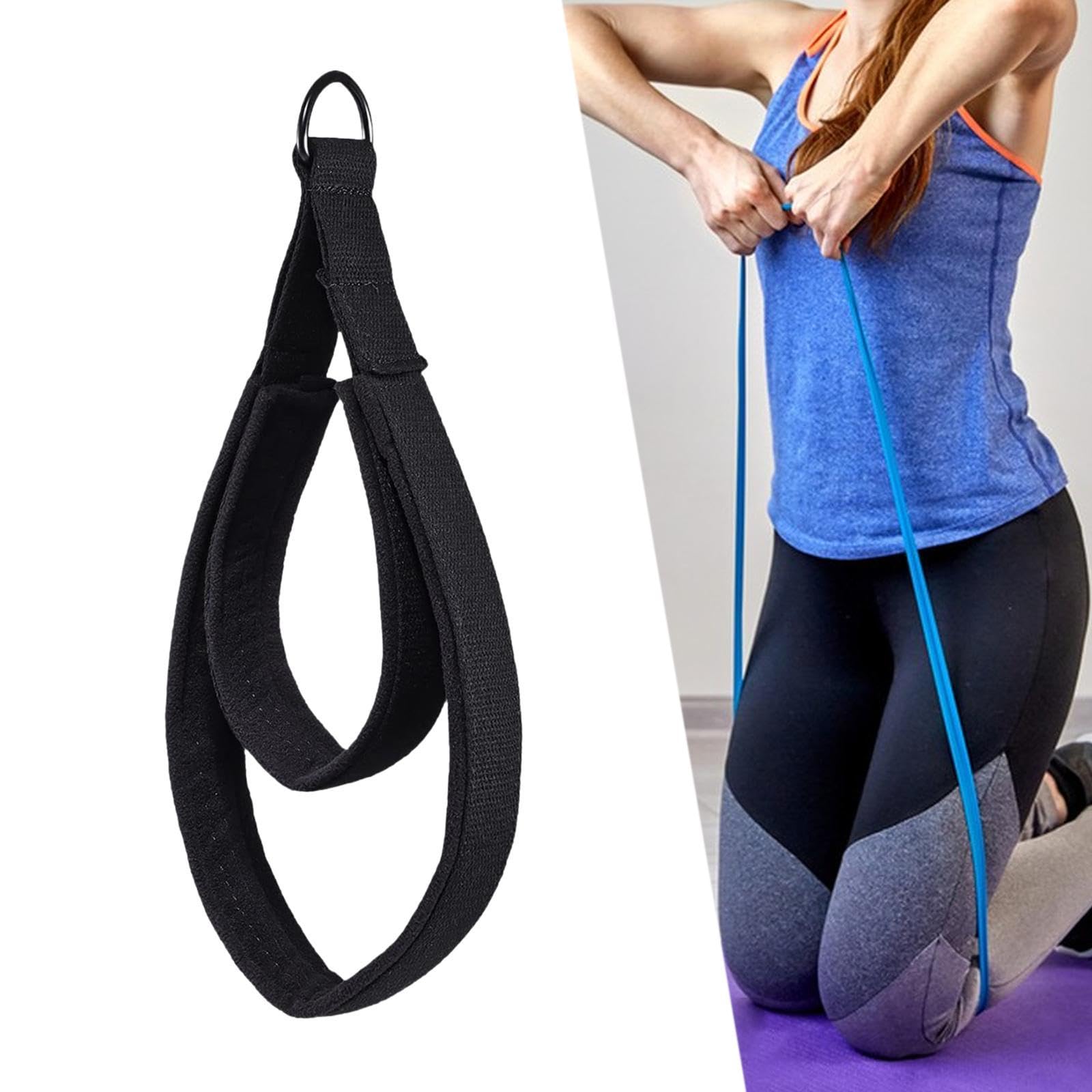 Pilates Strap Lightweight Double Loop Pilates Equipment for Fitness Home Gym Black | Sporting Goods | Fitness, Running & Yoga | Yoga & Pilates | Pilates Accessories-picture-15