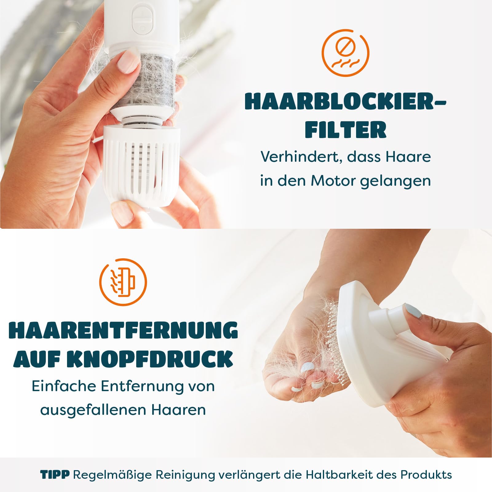 KUUBIA 5-in-1 Hundeföhn 900W | Blower Hundefön | Föhn und Bürste in einem | Tierföhn für Hund & Katze | Hundetrockner | Leise, NTC, Negative Ionen, Tragbar | für alle Rassen und Felltypen - Dryer