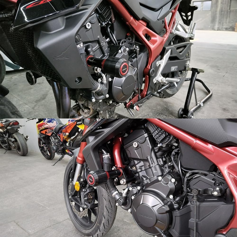 Modeer Slider Crash CB750 ochrona antykolizyjna rama motocyklowa 2022/2023 czerwone
