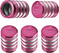 Vista 33 de Tapones para vástago de válvula de neumático, paquete de 5, tapa de aire de neumático N2, metal nitrógeno con forro de plástico, resistente a