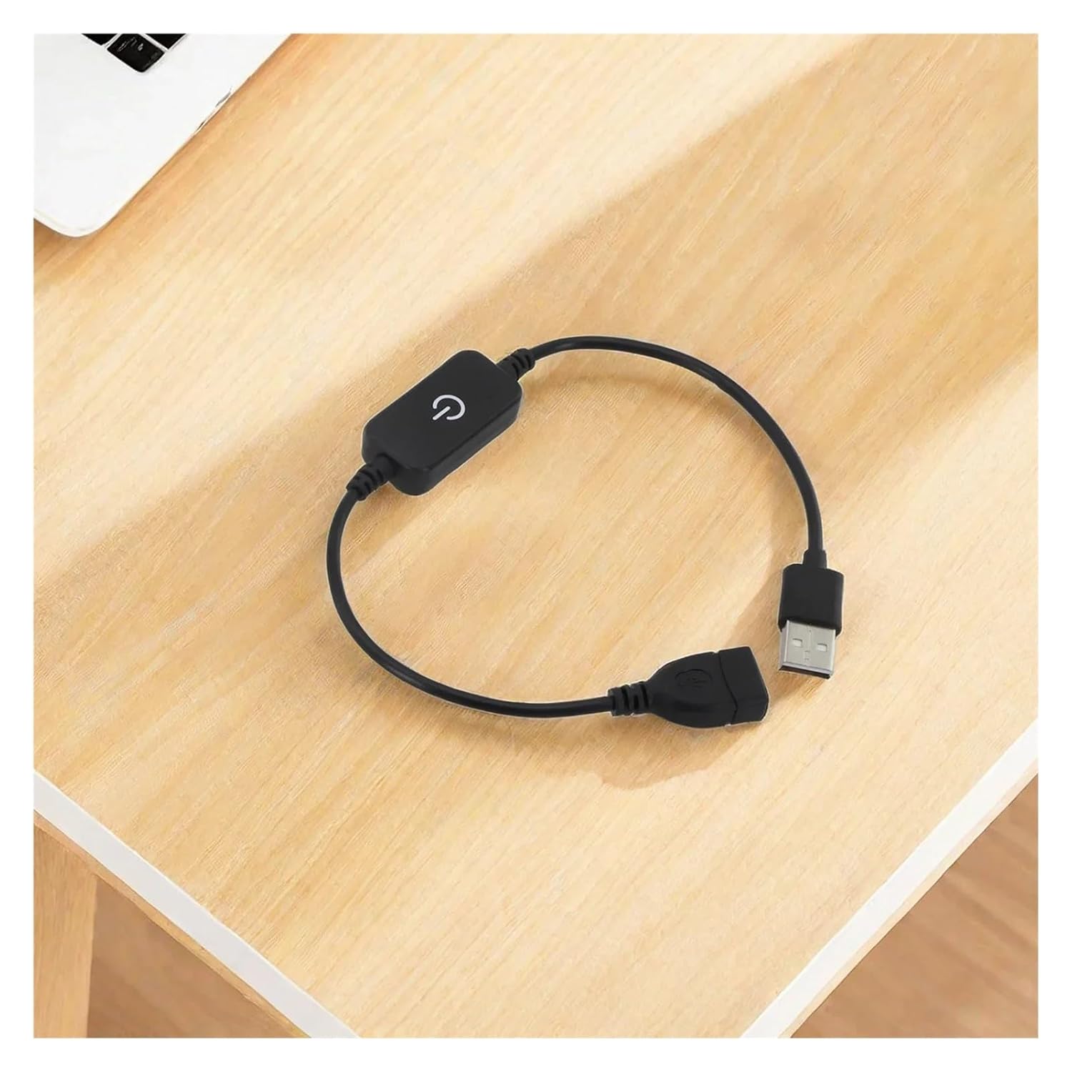 4A 5V dimming Controller U line Touch stepless dimming U Switch line LED Touch dimmer LED Desk lamp(White)