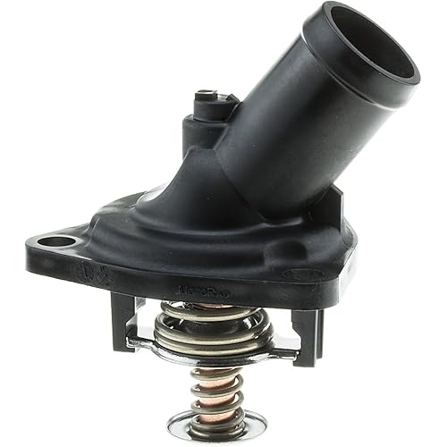 MotoRad 732-172 Integrated Housing Thermostat - Honda Accord (13-17) Civic (16-23) CR-V (15-19) HR-V (23), Acura ILX (16-22) TLX (15-19)