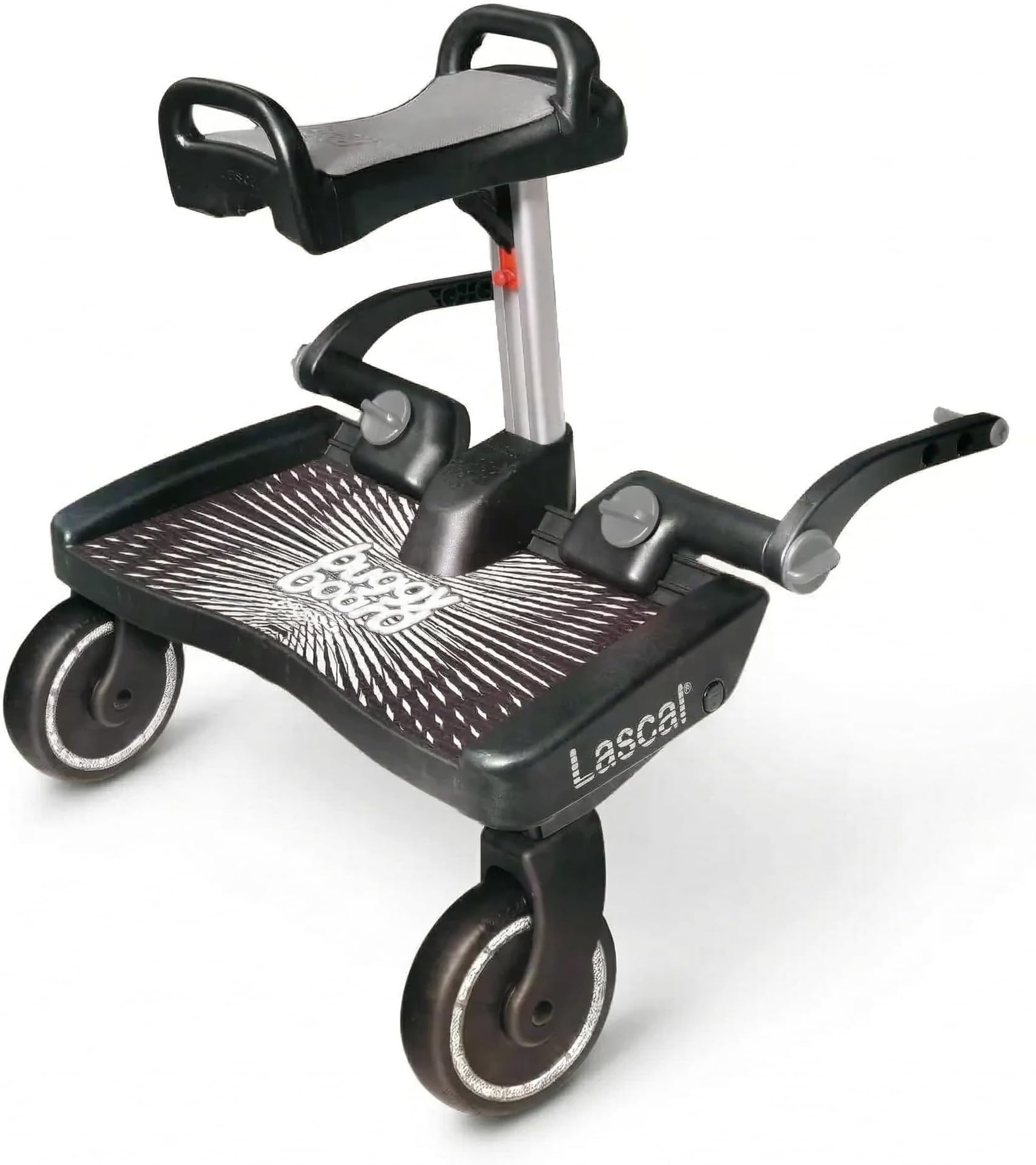 BuggyBoard Maxi+ - Black with Gray Saddle Seat