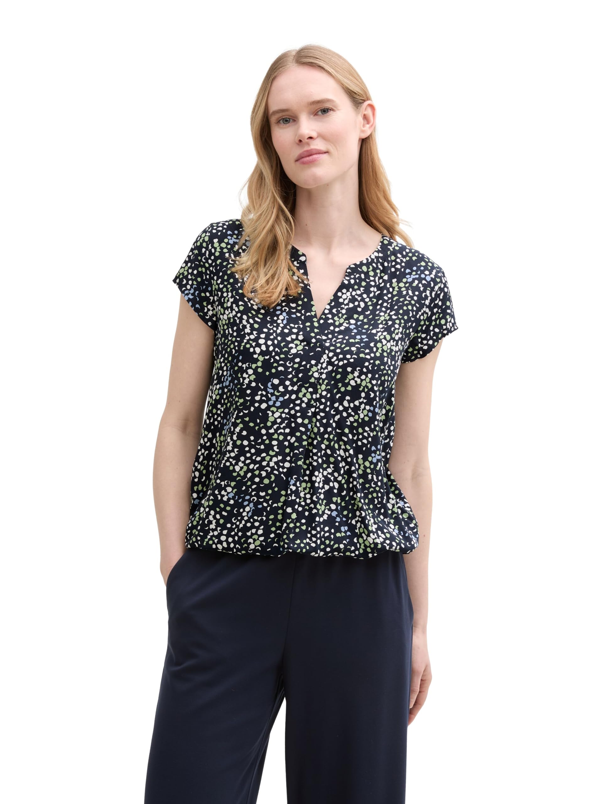 Tom Tailor Damen Bluse mit Muster