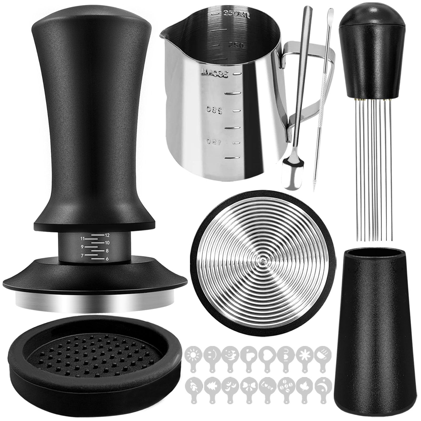 Espresso Accessories Kit - 22 Piece Tamper Set -1