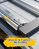 Vista 5 de Anclaje de amarre de montaje en riel T para portaequipajes de techo, perno de ojo en forma de anillo resistente M8, anillos de amarre de tuerca