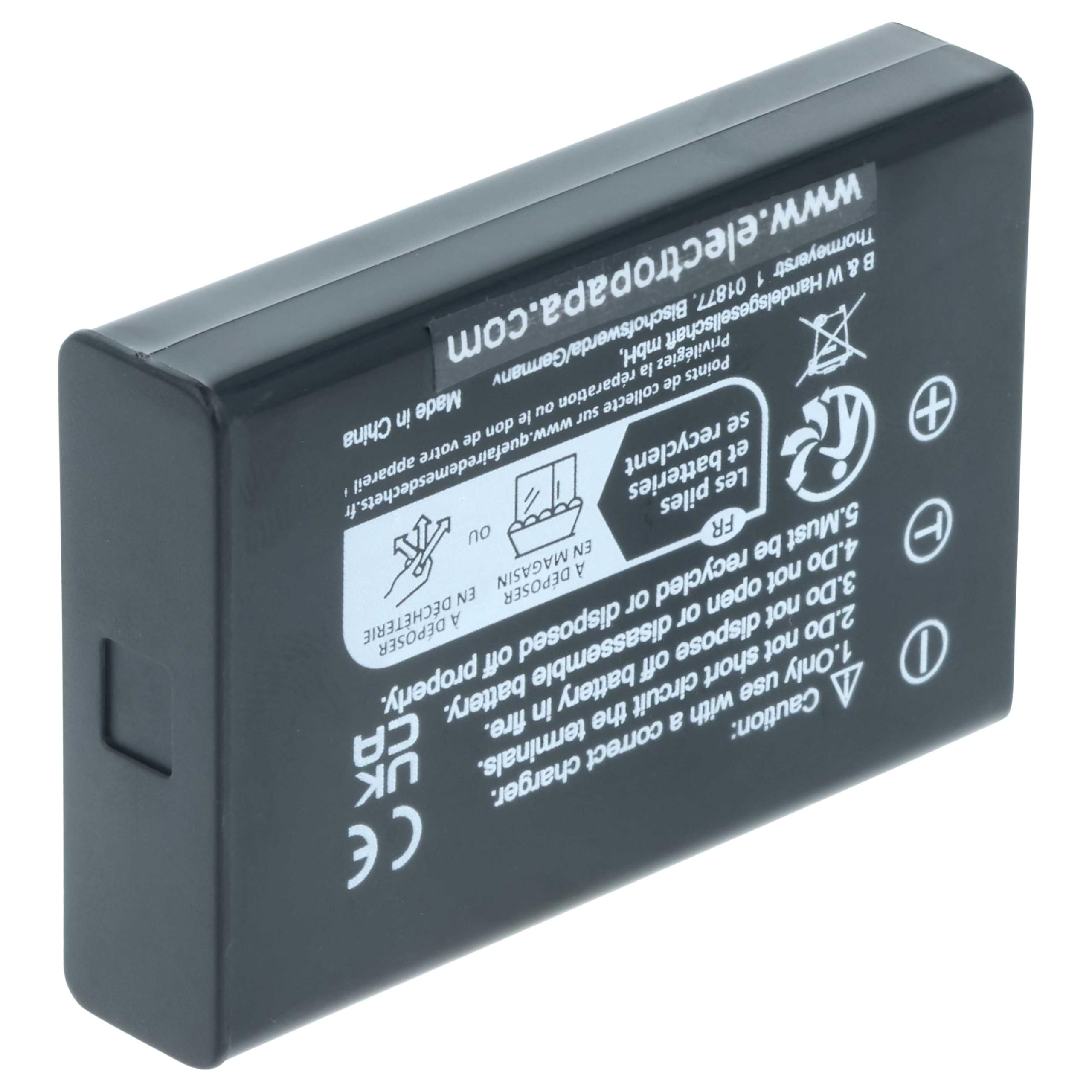 vhbw - 2 X Batterie Vhbw 700mah Per Fotocamera Sostituisce Olympus Li-10b, Li-12