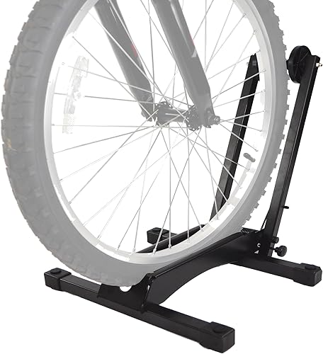 Lumintrail Soporte de almacenamiento de piso de bicicleta para bicicleta de montaña y carretera, almacenamiento de garaje interior y exterior