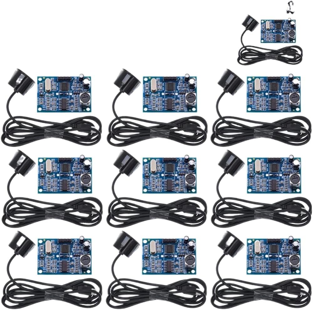 1-10PCS Waterproof Ultrasonic Module JSN-SR04T AJ-SR04M Water Integrated Distance Measuring Transducer Compatible with Automotive Motorcycle Parts(10PCS)