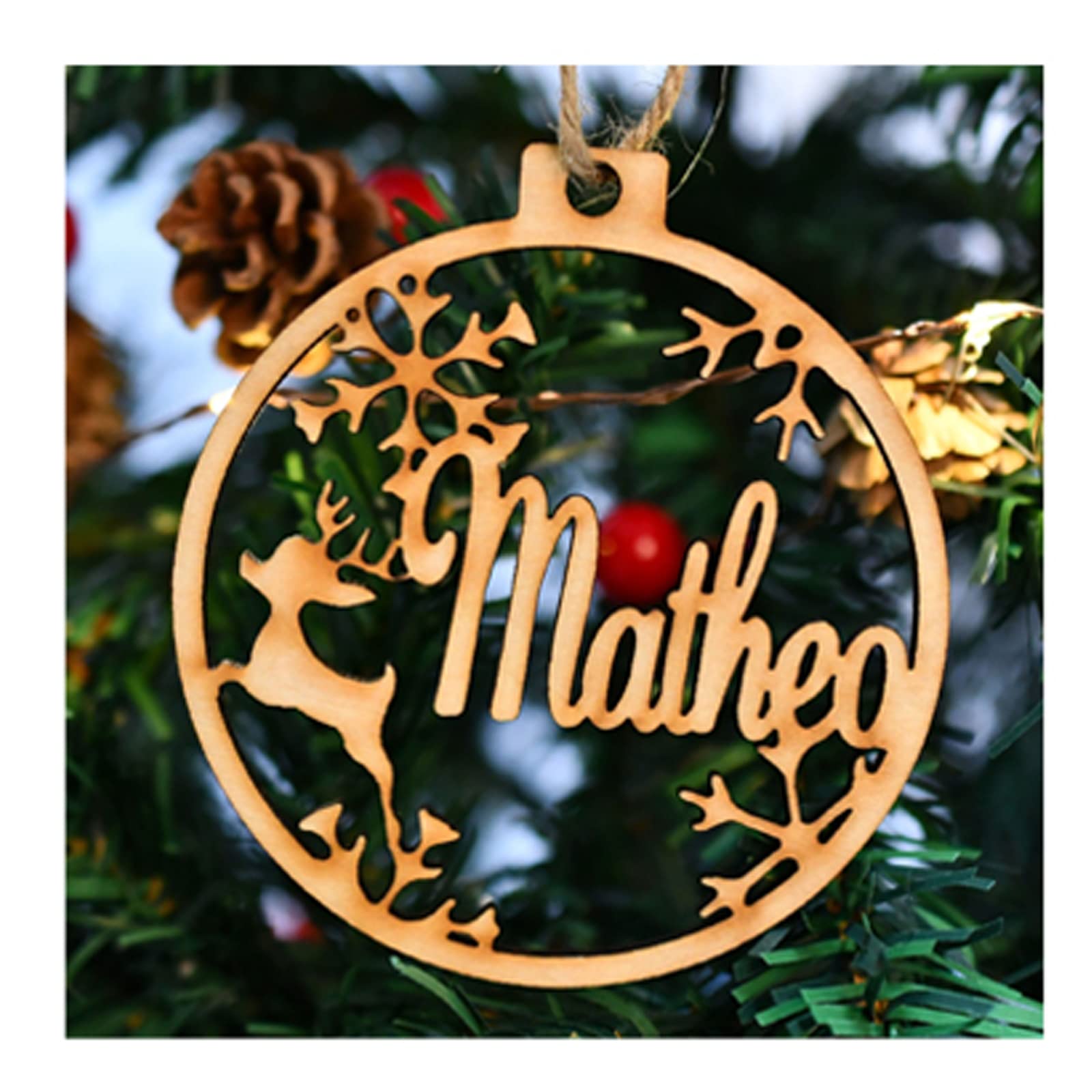 Adorno de Navidad para perro, adornos de pata de mascota, adornos personalizados para gatos, adorno de memoria de mascota, adorno de Navidad personalizado para animales (F, 1 unidad)