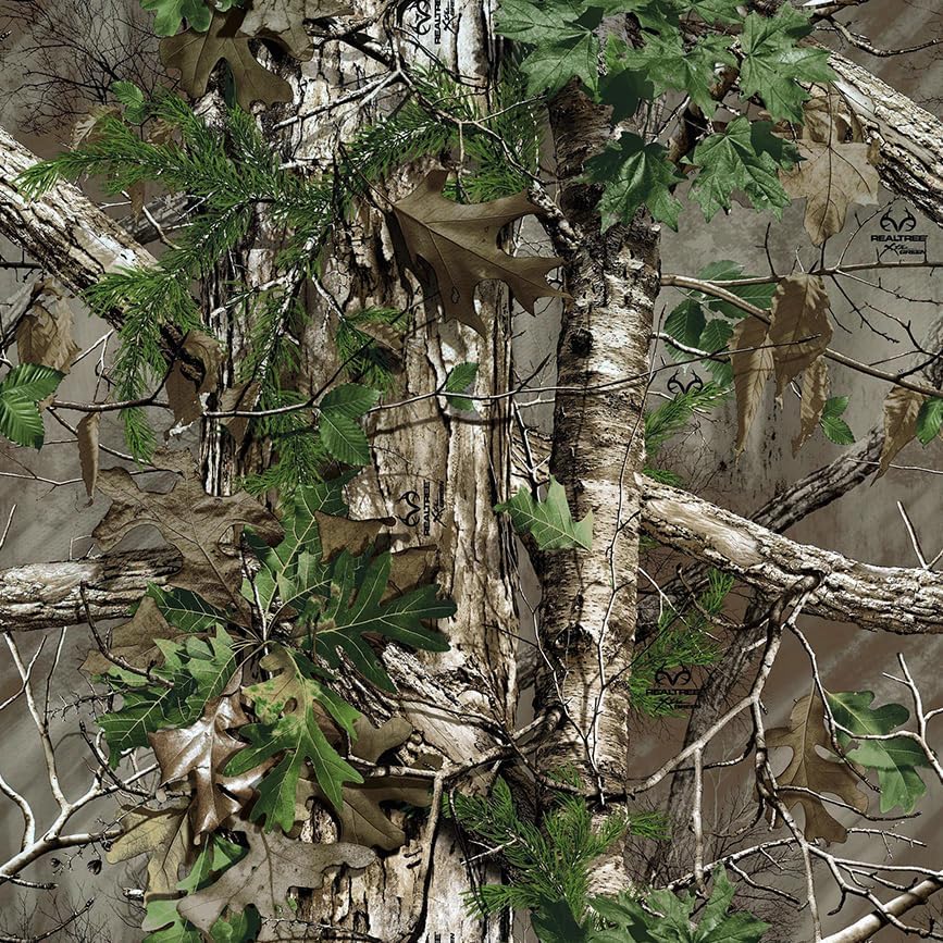 Miniatura 6 de Northwest Realtree - Juego de cama en una bolsa, tamaño individual, camuflaje verde Realtree Xtra