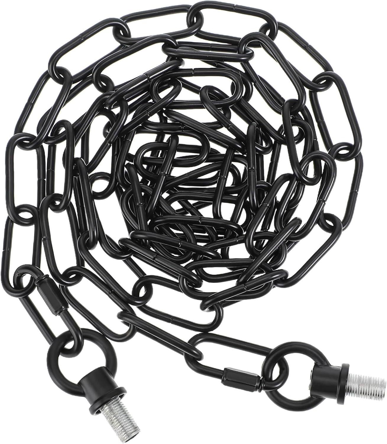 1set Hanging Chain Kit for Heavy Duty Chain Carabiner Hooks for Bird Feeders Garden Decor and Indoor Plants Easy Installation and Design