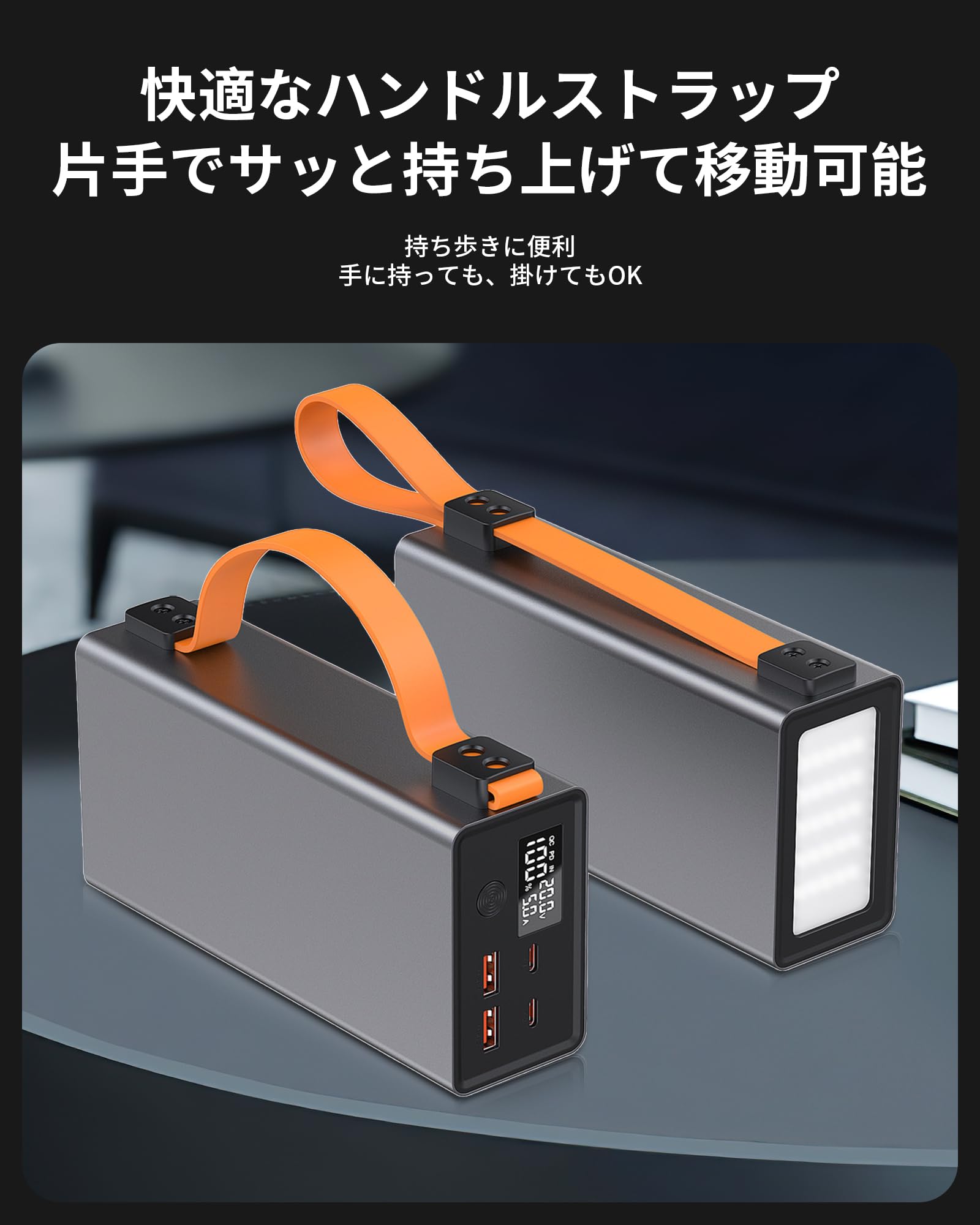Amazon.co.jp: ポータブル電源 小型 モバイルバッテリー 大容量