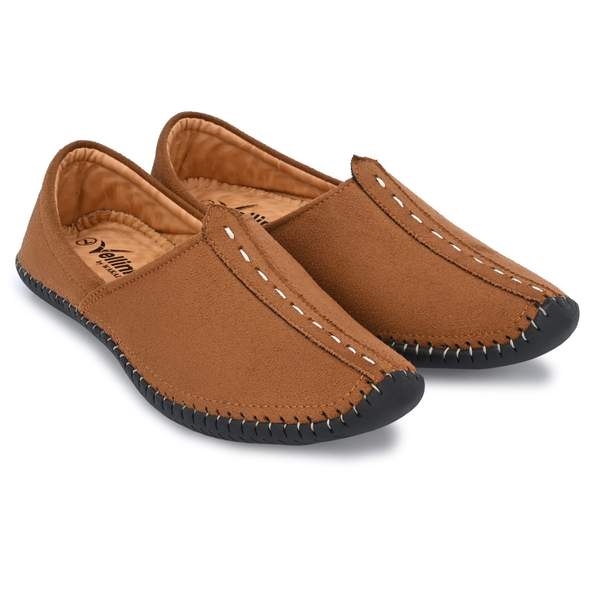 vellinto Men's Ethnic Juttis Mojaris & Partys Shoes ll Men's Casual Loafers Shoes-picture-52