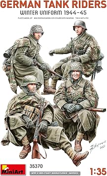 MiniArt Sprue Brothers 135 الزي الشتوي لراكبي الدبابات الألمان 1944-45 مجموعة الأشكال، MIA35370