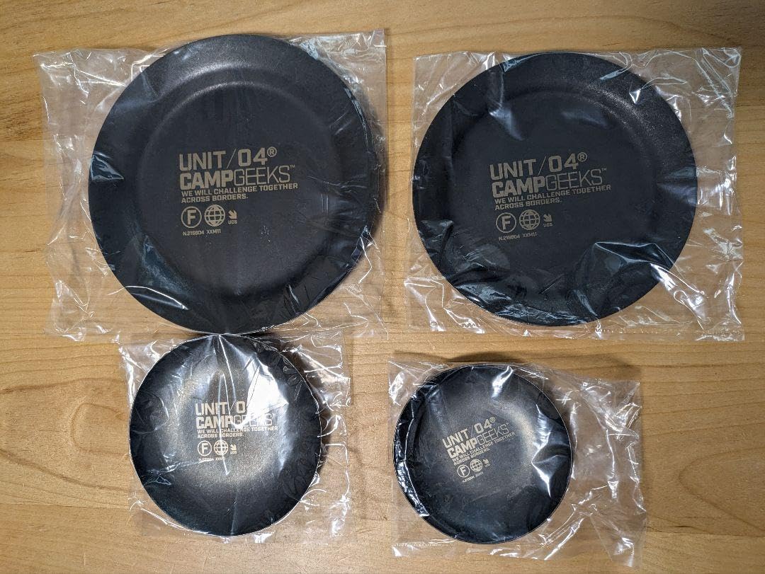 Amazon.co.jp: UNIT04 CAMP GEEKS Round Plate 180mm : おもちゃ