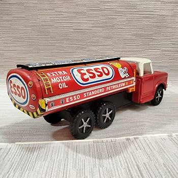 【ヴィンテージ】日本製　ブリキの車　ESSO　看板商用車　KO　珍品　ミニカー Amazon.co.jp: ヴィンテージ日本製 ブリキの車 ESSO 看板商用車