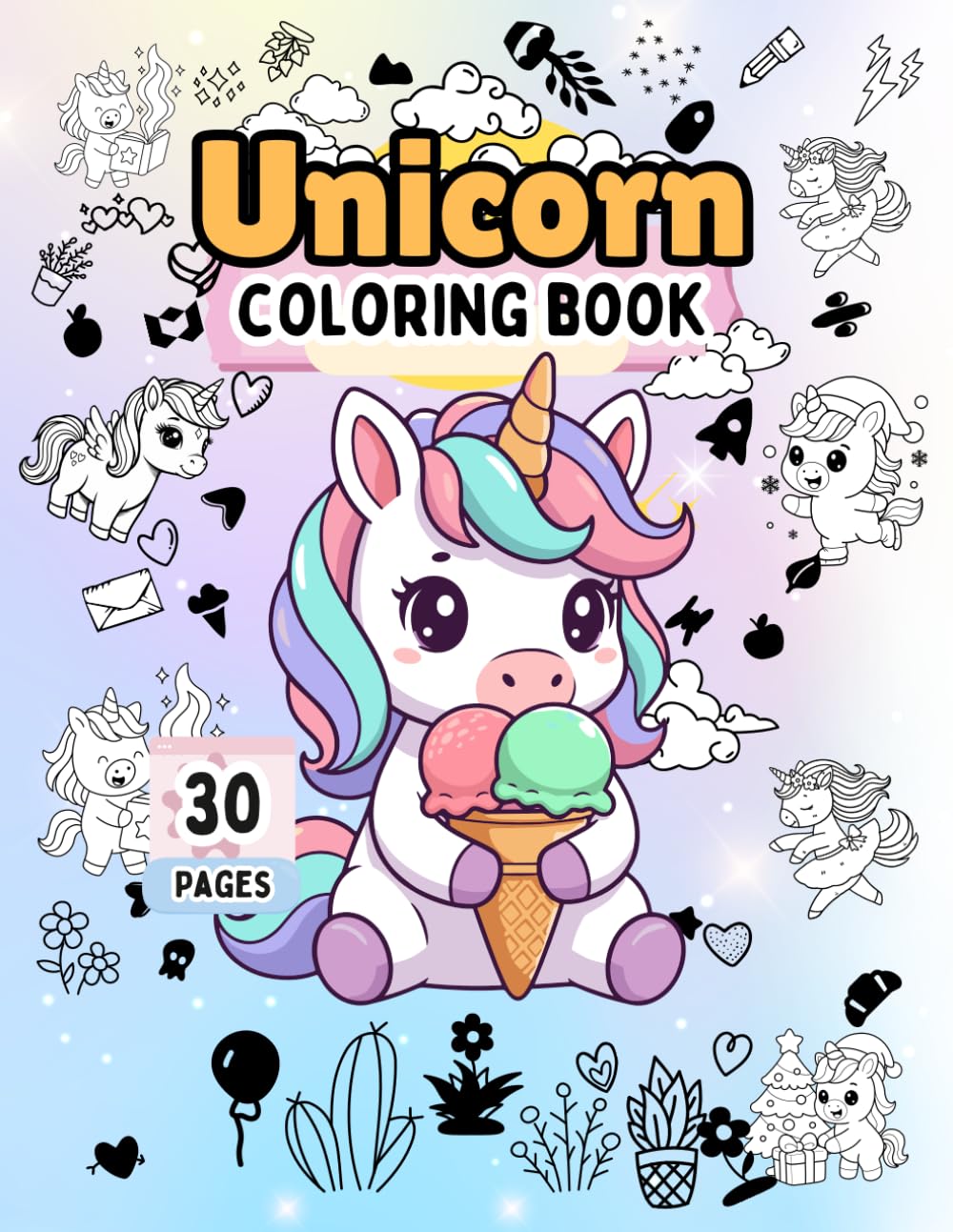 Unicorn Coloring Book: A Magical World of Unicorn Fun for Kids