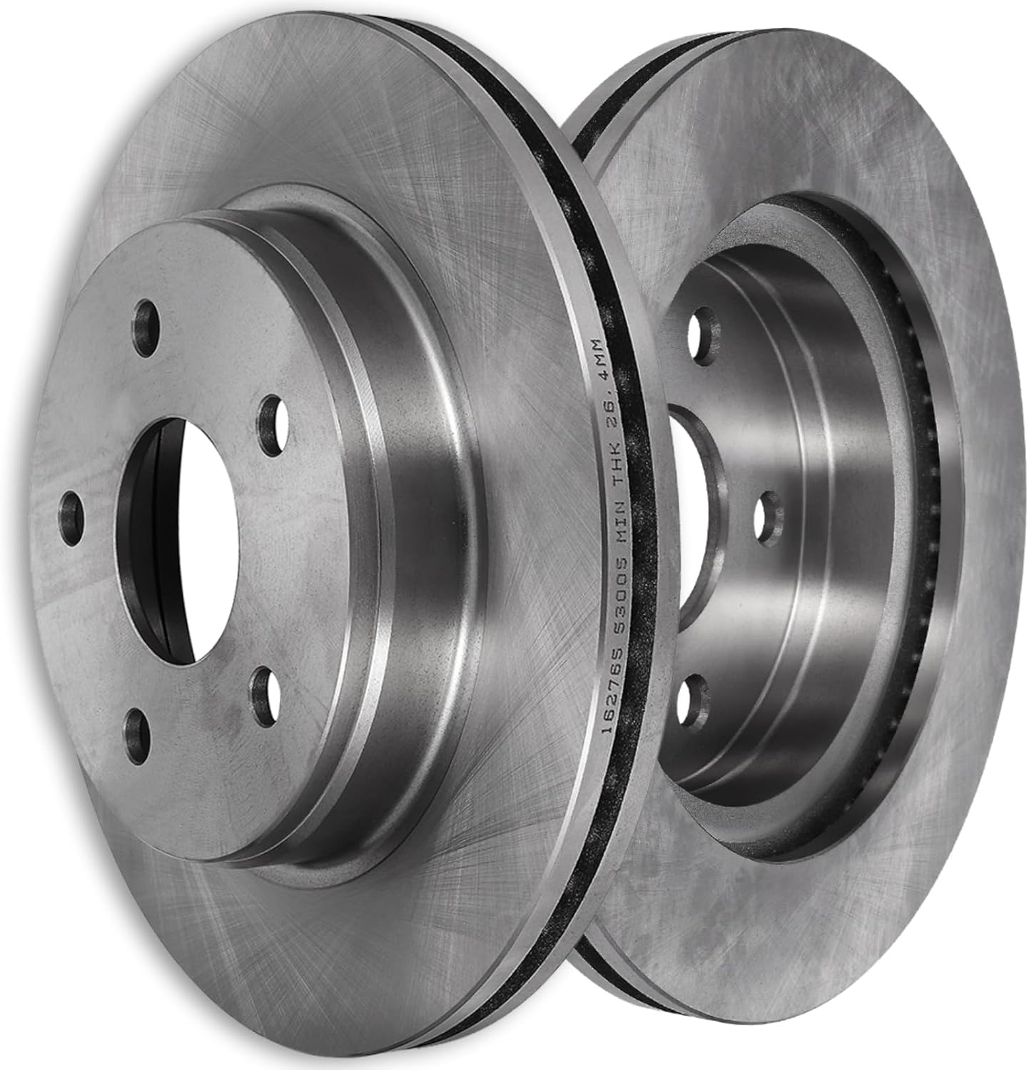 SCITOO Disc Brake Rotors Kits 53005 Front Vented Brake Rotors Fit For Chrysler For Aspen 2007-2009,For Dodge For Durango 2004-2009,For Dodge For Ram 1500 2002-2010,For Ram For 1500 2011-2018