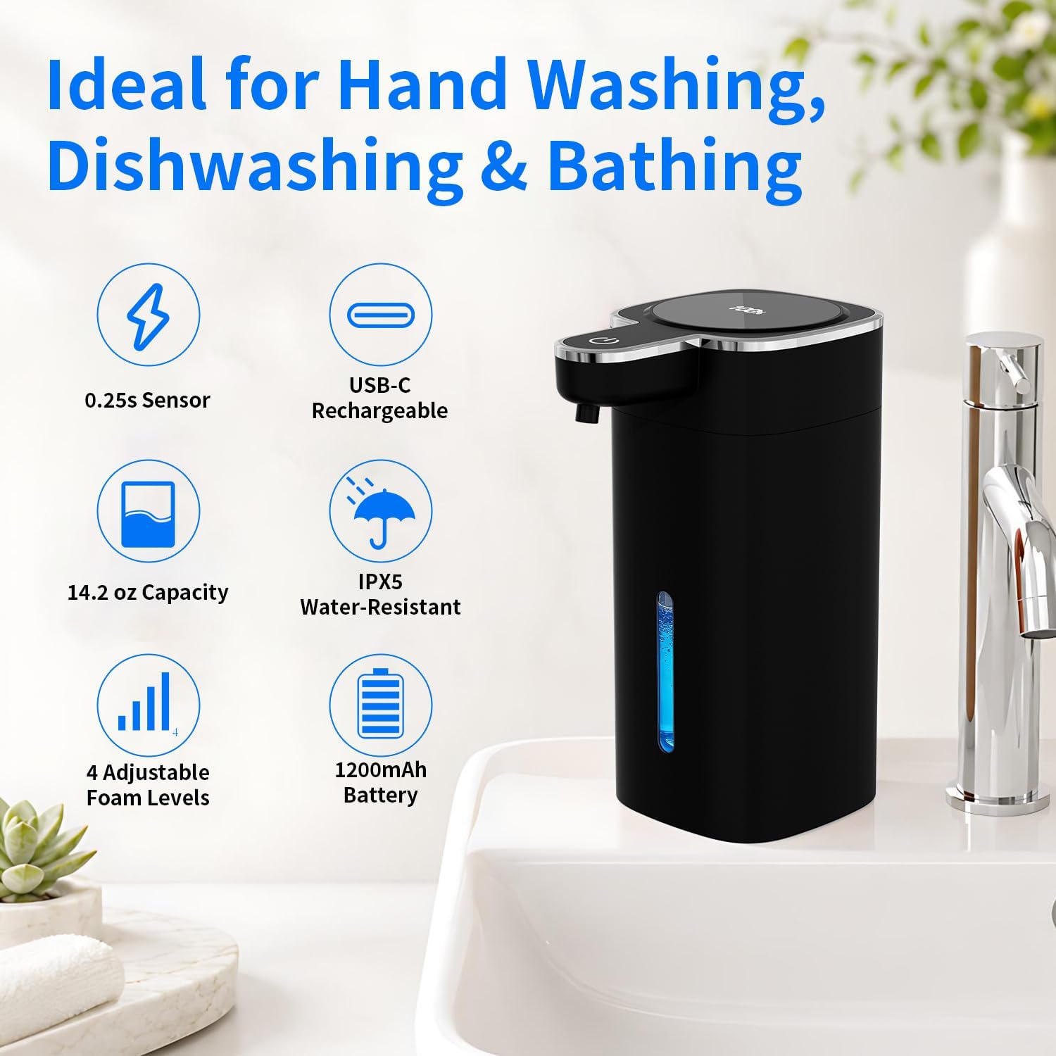 Electric Foaming Soap Dispenser