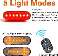 Vista 3 de Luces traseras inteligentes para bicicleta con luz de giro impermeable IP65 luz para bicicleta recargable USB ultra brillante advertencia