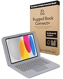 ZAGG Rugged Book Connect+ iPad 11' (A16) / 10.9' (Gen 10) Case - Keyboard Case with Screen...