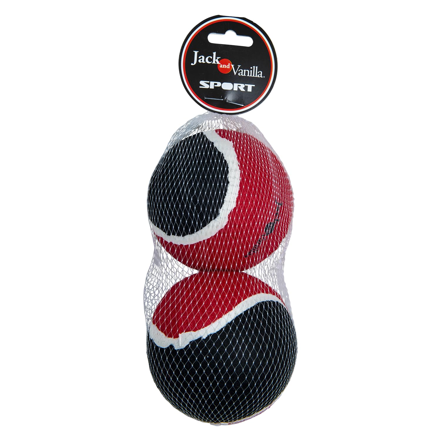 JACK AND VANILLA, Tennis Ball Dog Toy, Pack of 2, Durable, Size 10 cm, Balboa Design, No Damaging Teeth
