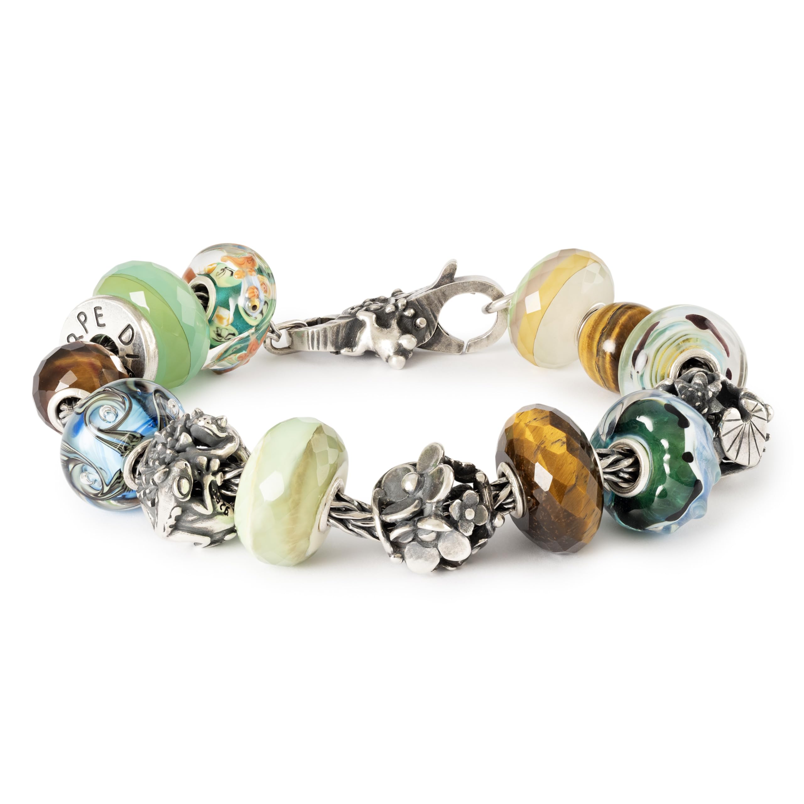 Trollbeads Frühlingskollektion Carpe Diem 2025 Silberbeads Handgefertigt (TAGBE-30203 Blütenmeer)