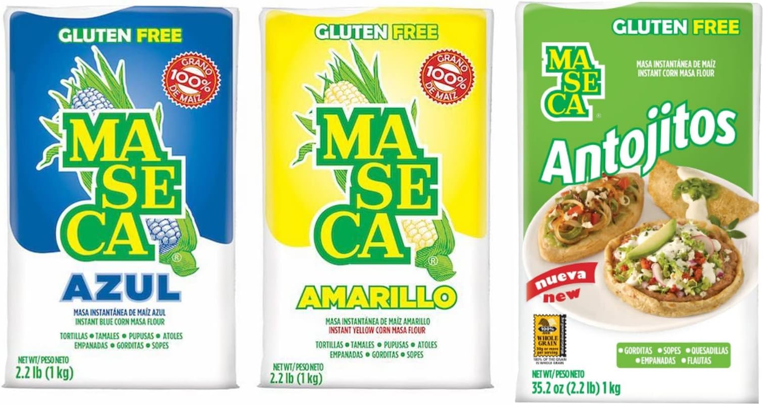 Maseca Blue Corn Instant Masa Flour Masa de Maiz Azul (2