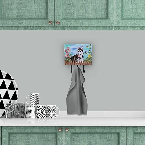 Miniatura 4 de Caroline's Treasures CK1274TH68 Siberian Husky #2 Correa de resorte o soporte para llaves, ganchos de pared, ganchos para llaves, perchero de pared,