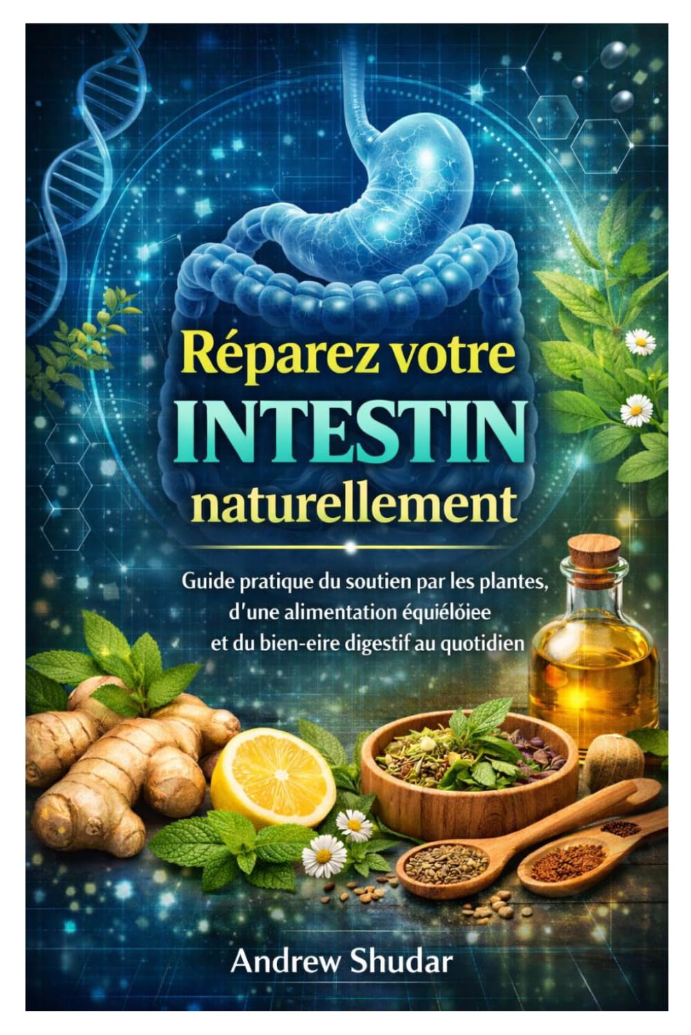 Réparez votre intestin naturellement: Guide pratique du soutien par les plantes, d'une alimentation équilibrée et du bien-être digestif au quotidien