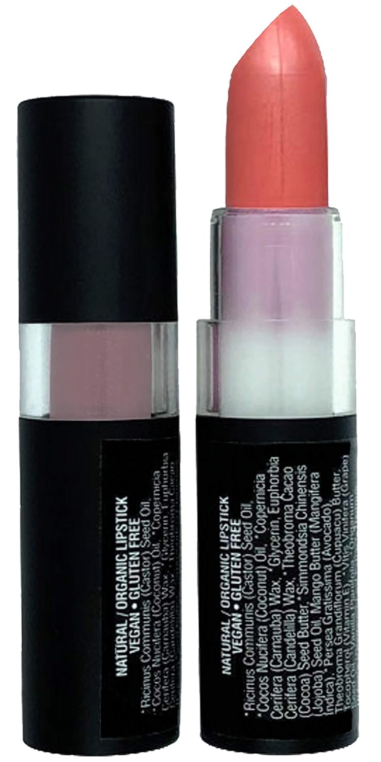 Mom's Secret Natural Lipstick, Organic, Vegan, Gluten Free, Cruelty Free, Made in the USA, 0.15 oz. (Radiant Rose)