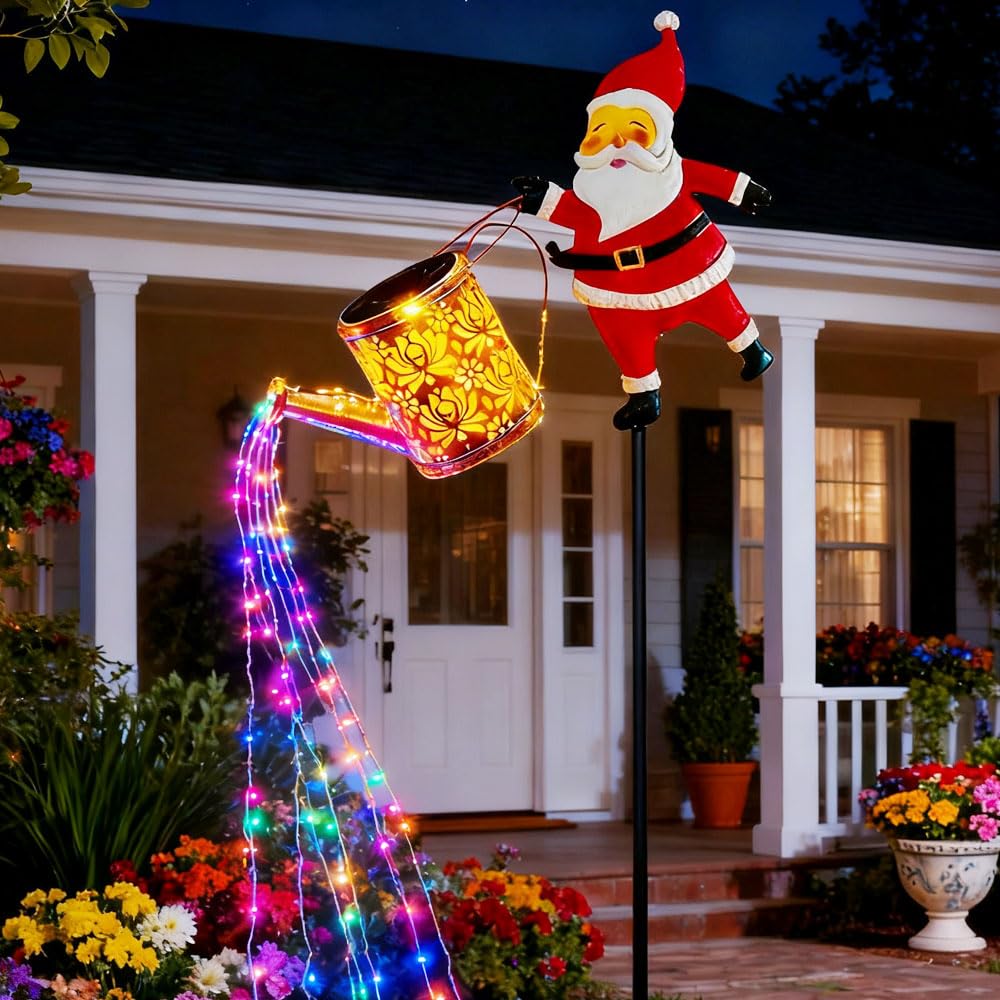 Amazon.com: Christmas Solar Kettle Light, 2026 New Garden Lawn