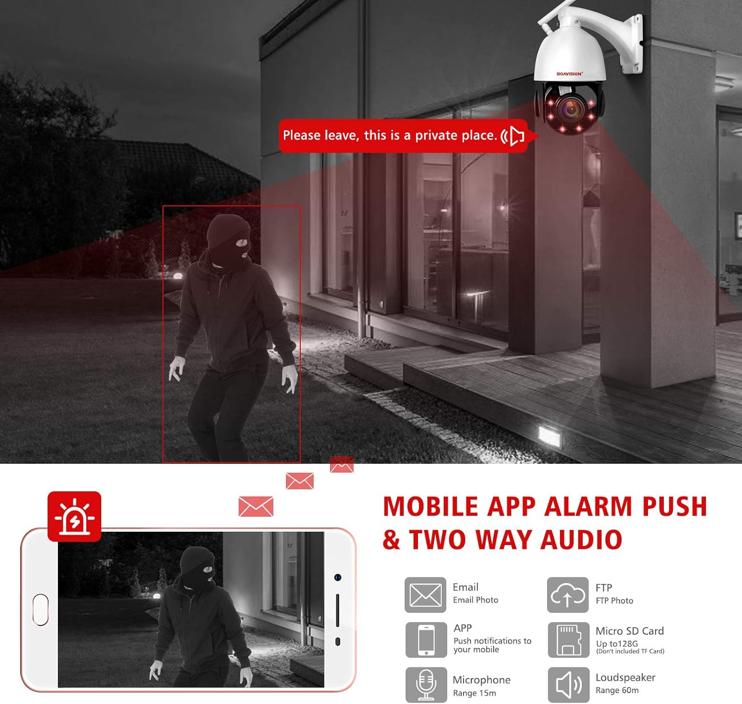 One-Day Sale: Up to 40% Off Security Camera Outdoor Wireless WiFi POE Surveillance System PTZ 5MP 30X Zoom,Humanoid AI Auto Tracking Cruise,328ft Night Vision Two-Way Audio Alarm SD Card Slot IP66 Waterproof