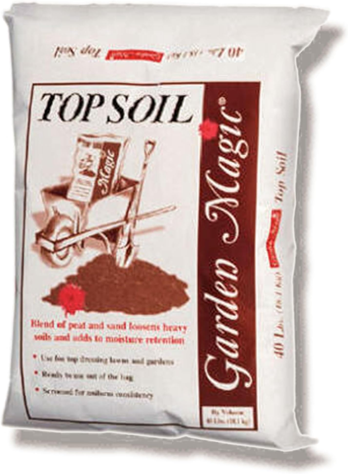 Michigan Peat 40 Pound Bag Garden Magic Organic Planting