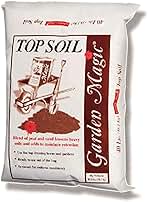 Michigan Peat 40 Pound Bag Garden Magic Organic Planting Potting Top Soil Blend Mix for Indoor and Outdoor Gardening and Landscapes, White