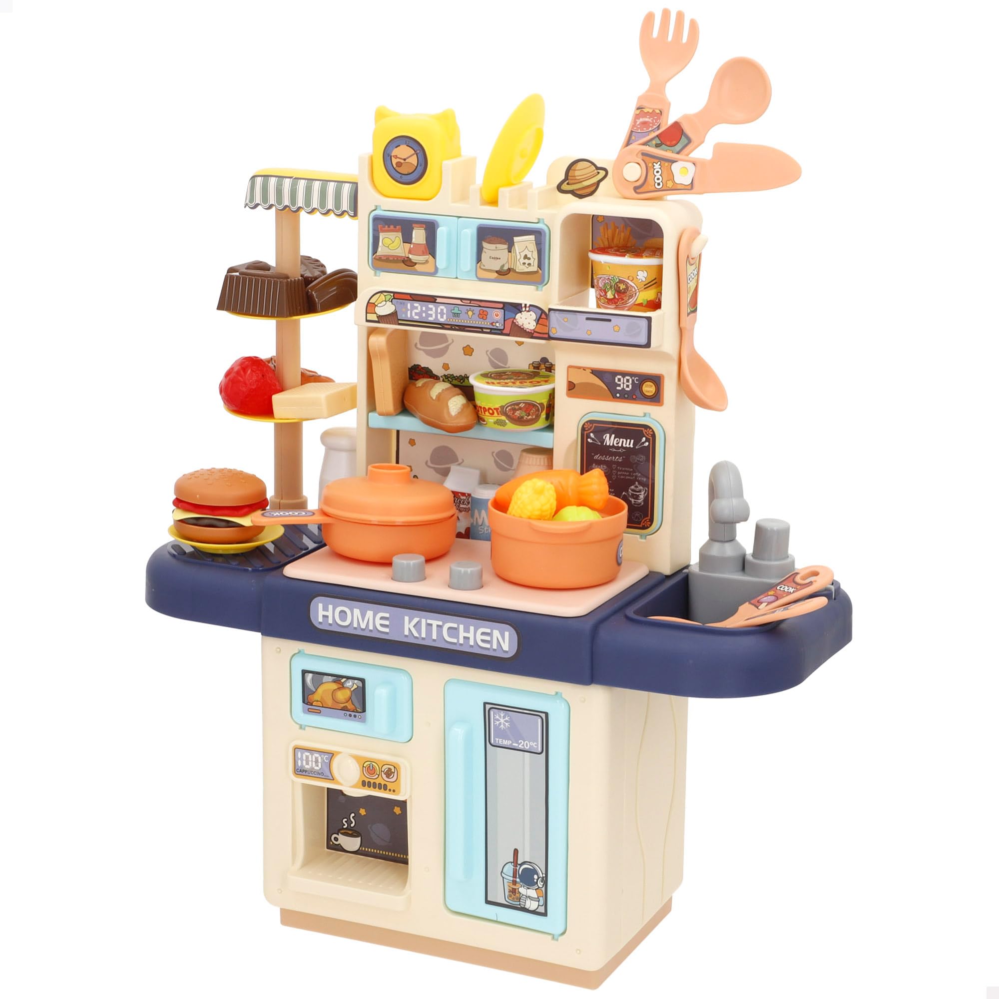 COLORBABY My Home Kitchen Toy, Light, Sound and Effects, Includes Accessories, Symbolic Toys, Cooking Game, Games for Boys and Girls, Gifts Kids, From 3 Years Old (39571)