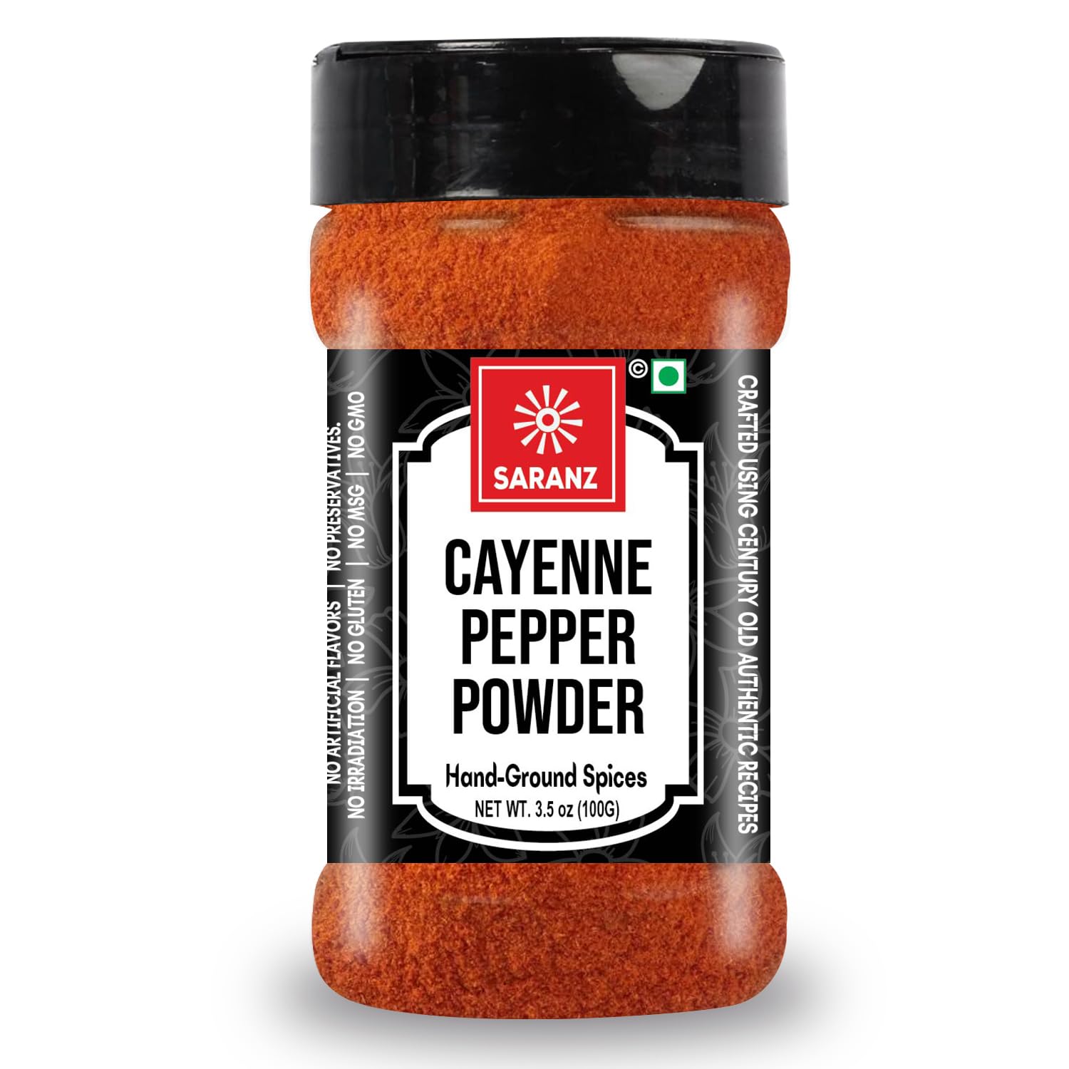 Saranz Spicy & Smoky Cayenne Pepper Powder | 100 Grams of Fiery Flavor for Culinary Adventures | Ideal for Seasoning | Spicing Up Dishes | Adding Heat to Recipes (Bottle) (B0DHXQ78JD) Amazon Price History, Amazon Price Tracker