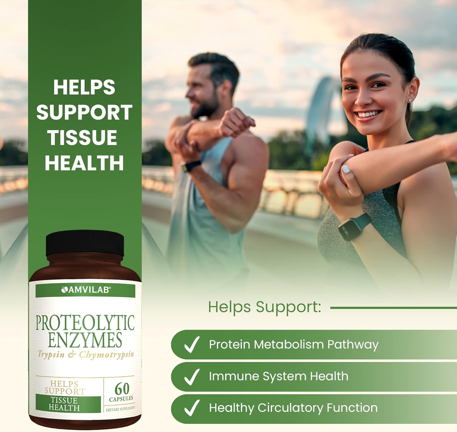 Buy AMVILAB Proteolytic Enzymes Trypsin & Chymotrypsin, Proteolytic