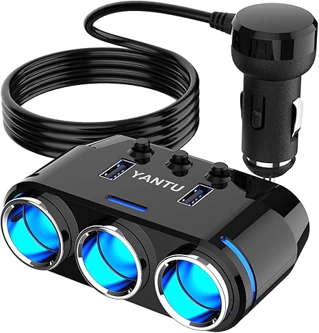 Amazon Tangan 3連 シガーソケット 増設 独立スイッチ Usb 2ポート付き12v 24v車対応 コンセント シガーライター ソケット分配器 車 バイク Amazon Tangan 3連 シガーソケット 増設 独立スイッチ Usb 2ポート付き12v 24v車対応 コンセント シガーライター ソケット分配器 車 バイク