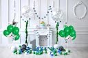 Wanna Party 8" Dark Green Latex Balloon 20Ct gallery image