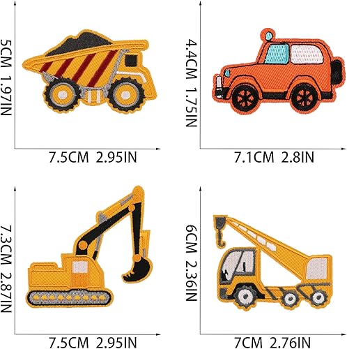 Miniatura 3 de 19 parches surtidos para automóvil, parches para planchar para niños, parches bordados para ropa, chaquetas, sombreros, bolsas, suministros de