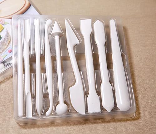 WellieSTR 1 juego (9 piezas) Wagashi juego de herramientas manuales disponible en Yaxa Costa Rica