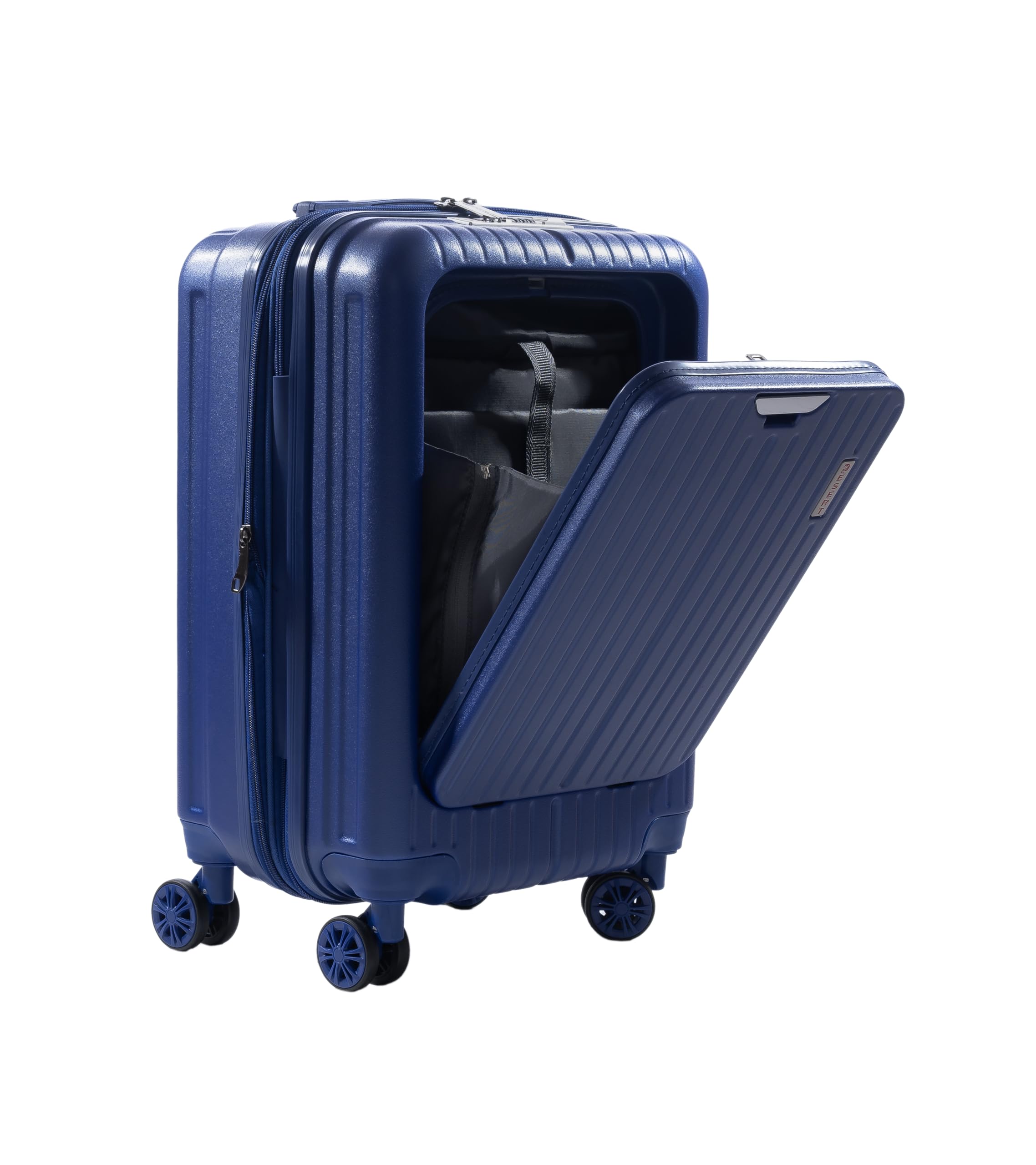 Desert - Cabin Suitcase Trolley Bag, 55 Cm, Laptop Compartment, USB Charging Port, TSA Lock, Noiseless 360 ° Rotating 8 Spinner Wheels, Lightweight, Polycarbonate (Royal Blue), Cabin 20 inch-image-38