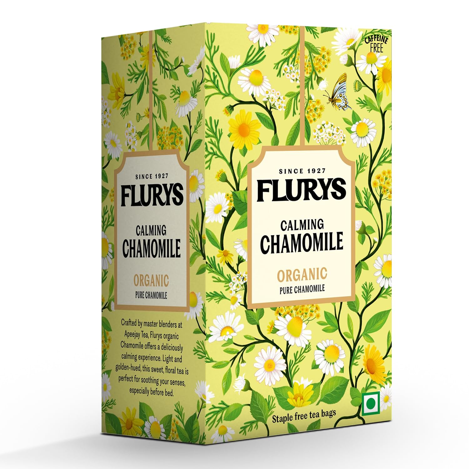 Flurys Calming Organic Chamomile Caffeine Free 24 Grams, 20 Tea Bags-image-19