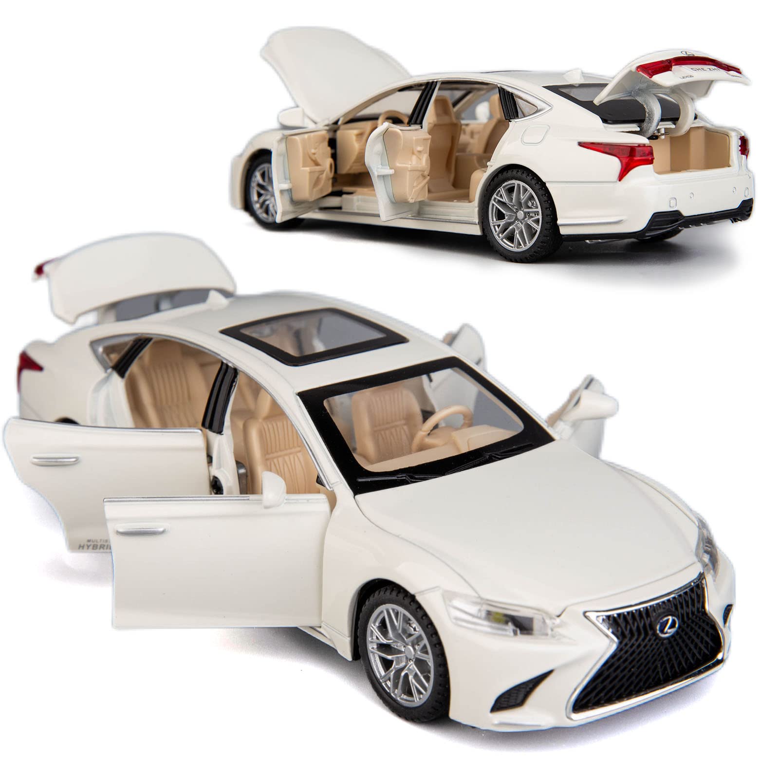 Amazon.com: BDTCTK 1/32 Compatible for Lexus Ls500h Model Car