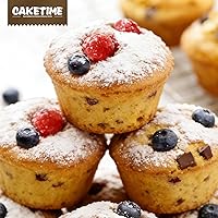 Vista 8 de Molde para magdalenas jumbo, molde grande de 3.5 pulgadas de 6 tazas de silicona para magdalenas jumbo para hornear, molde antiadherente de silicona